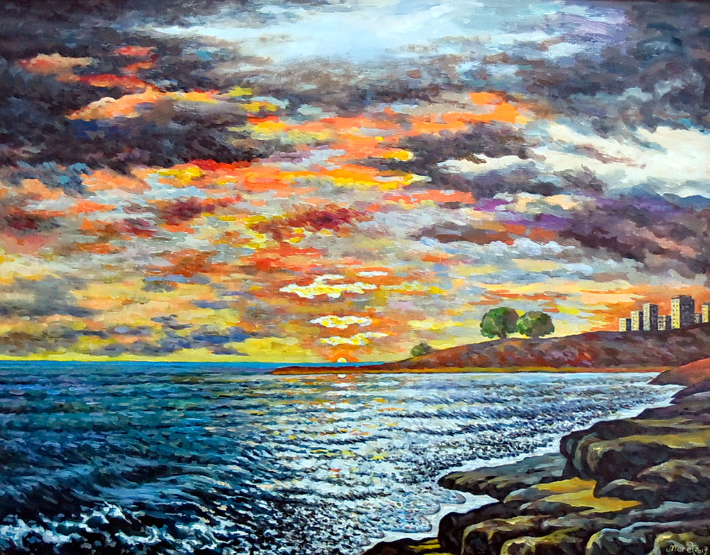 Žiwopis eserlerinde Watan rowaçlygy wasp edilýär