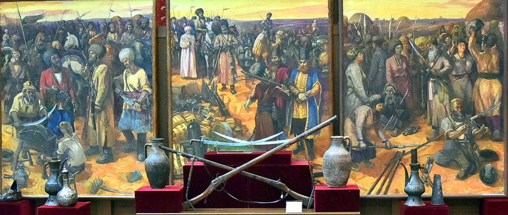 Watan goragçylarynyň gününiň hormatyna sergi açyldy