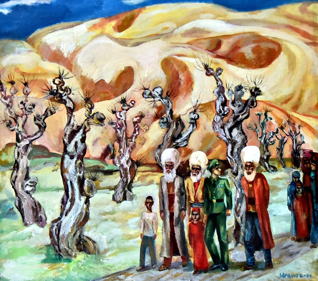 Tanymal türkmen nakgaşlarynyň Watan goragçylaryna bagyşlanan işleri