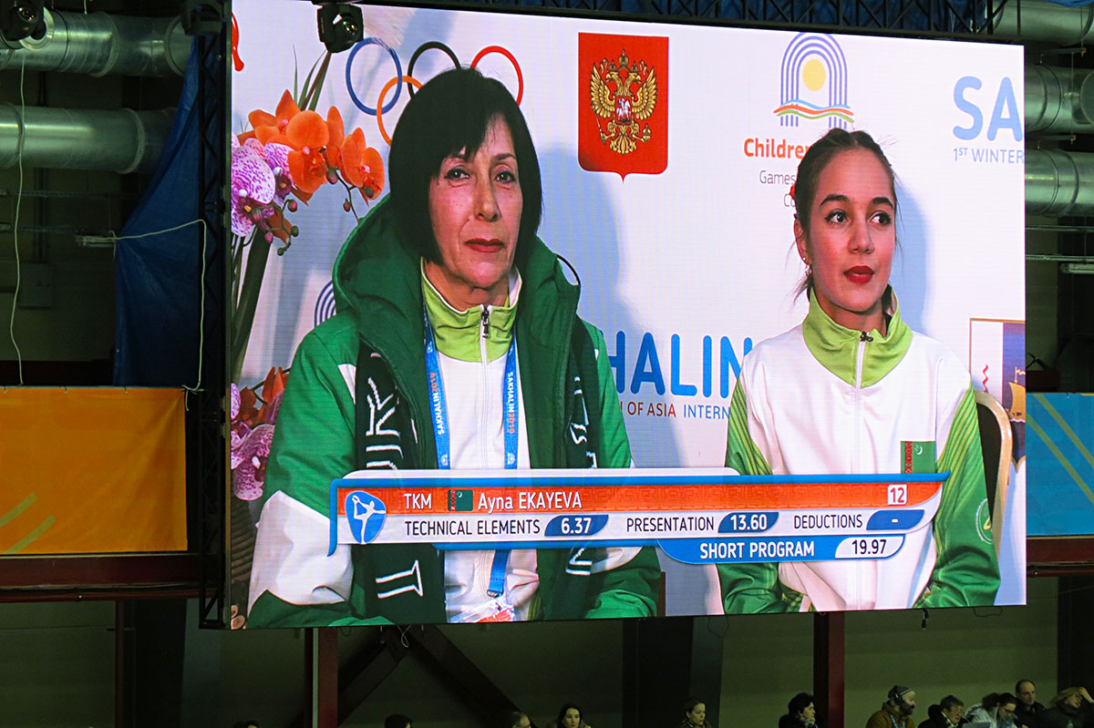 Turkmen figure skaters start with success at the Games «Children of Asia»