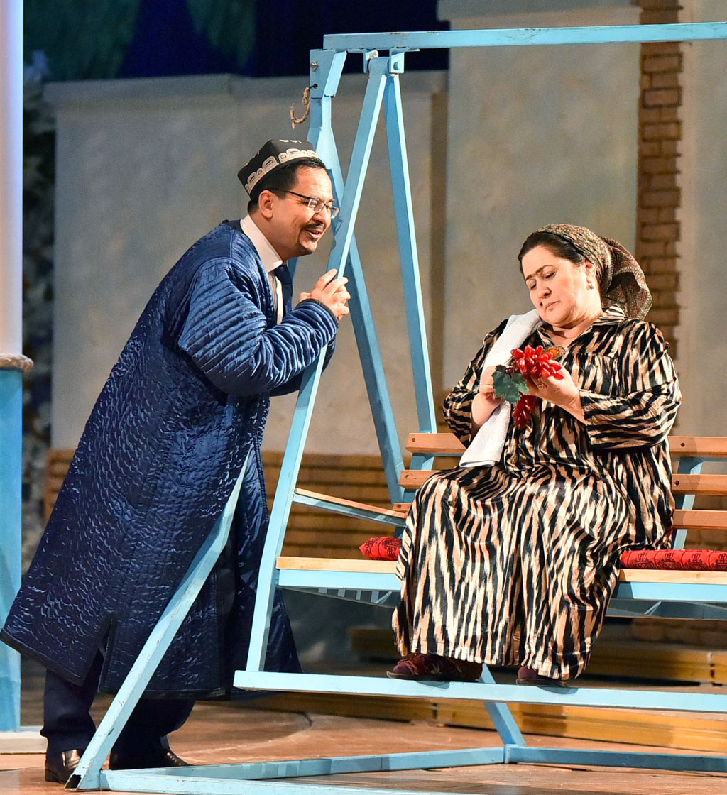 Magtymguly adyndaky milli  sazly drama  teatrynyň täze oýnuna tomaşaçylar ýokary baha berdiler