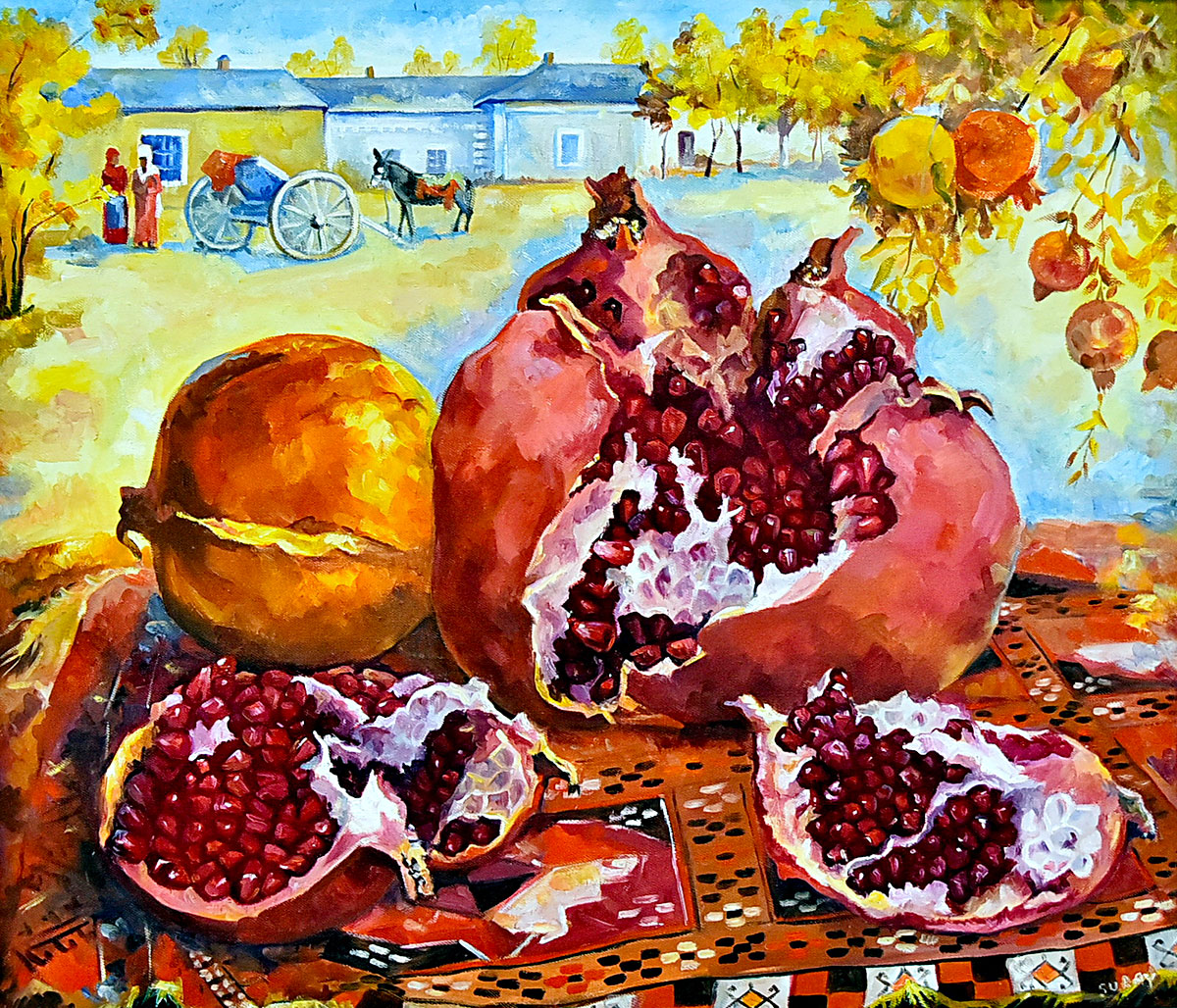 Туркменские художницы представили свои лучшие работы 