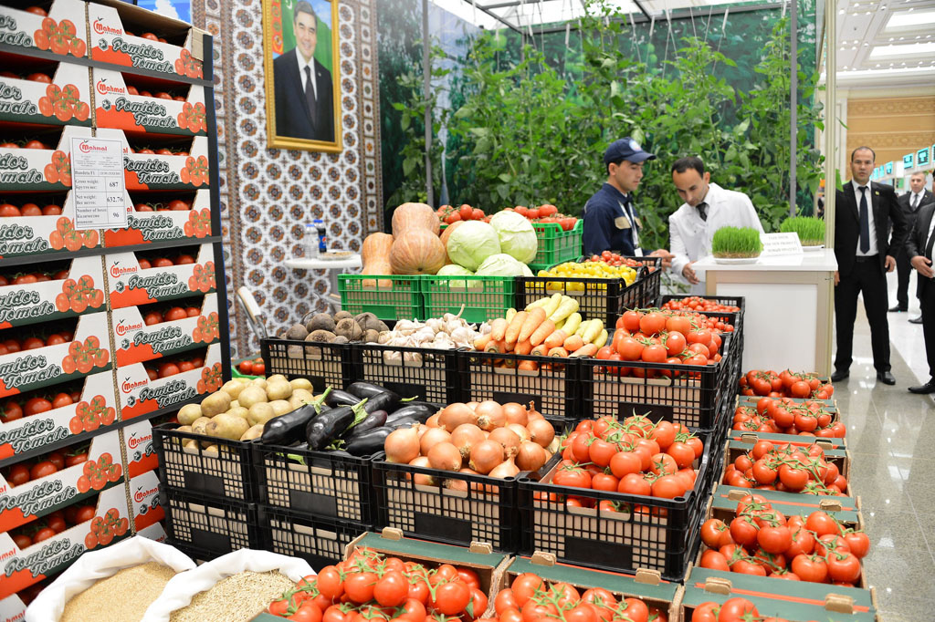 Türkmenistanyň Senagatçylar we telekeçiler birleşmesiniň sergisi