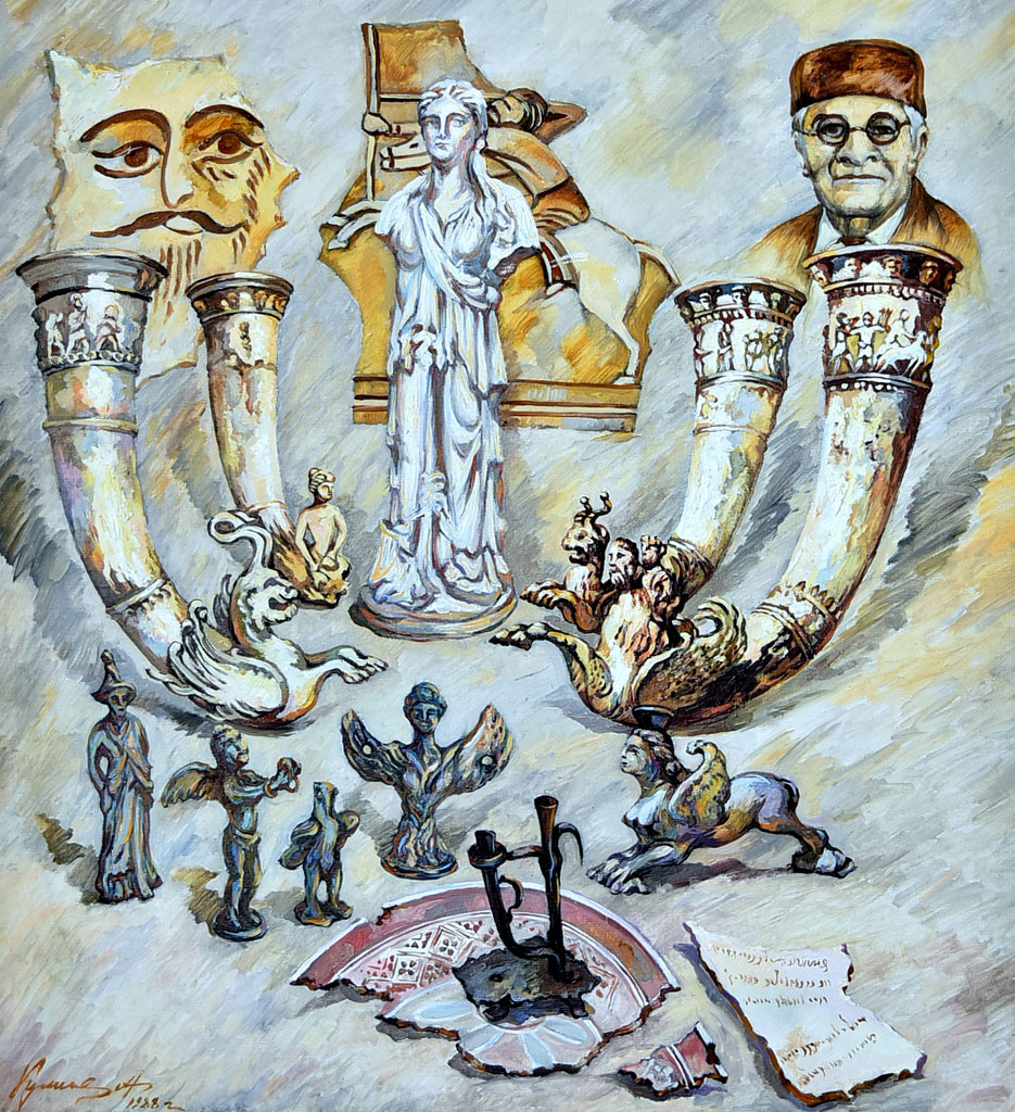 Taryhy-medeni mirasyň we ýörelgeleriň waspy žiwopis eserlerinde 