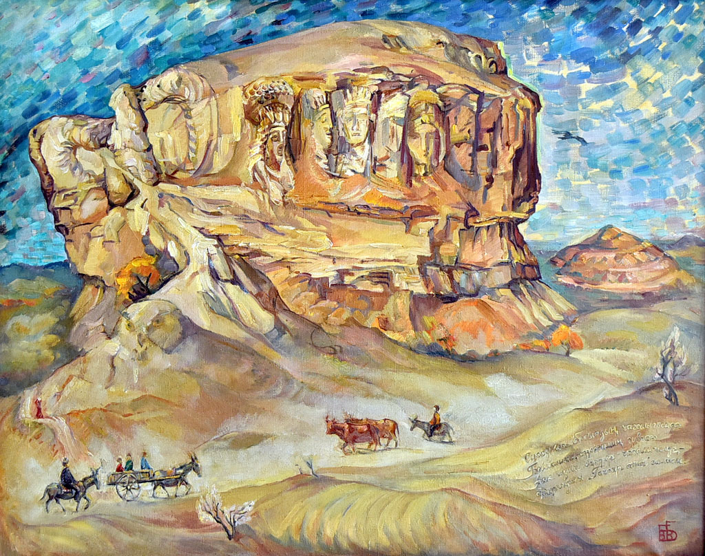 Taryhy-medeni mirasyň we ýörelgeleriň waspy žiwopis eserlerinde 