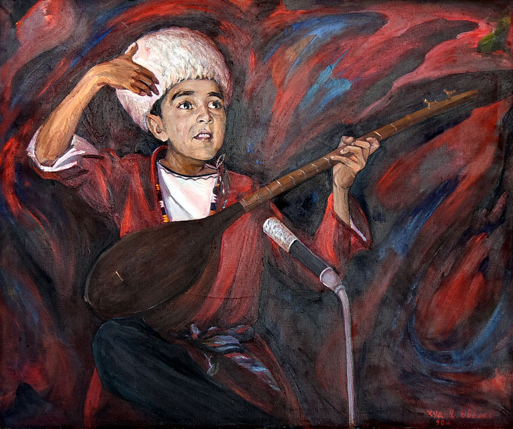 Taryhy-medeni mirasyň we ýörelgeleriň waspy žiwopis eserlerinde 