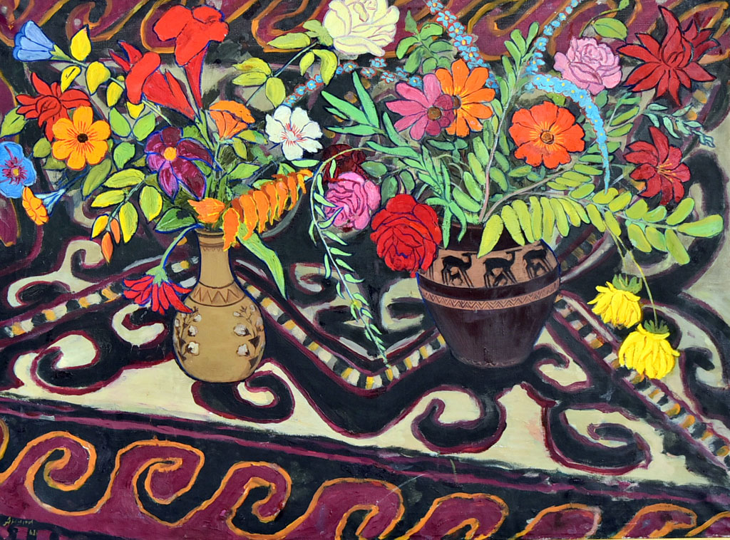 Taryhy-medeni mirasyň we ýörelgeleriň waspy žiwopis eserlerinde 