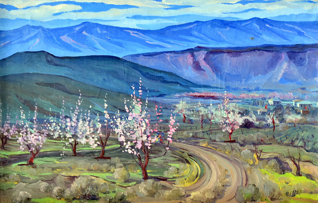 Taryhy-medeni mirasyň we ýörelgeleriň waspy žiwopis eserlerinde 