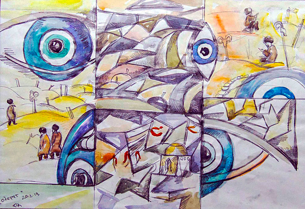 Aşgabatlylar  Mary žiwopis mekdebiniň ýaş nesliniň döredijiligi bilen tanyşdylar