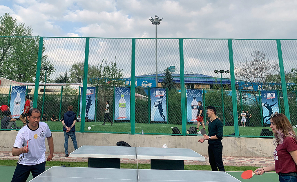 Türkmenistanyň Gazagystandaky Ilçihanasy sport çärelerini geçirdi