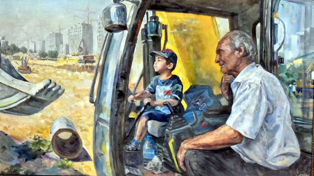 Белый город – Ашхабад: ритмы столицы в живописных сюжетах  