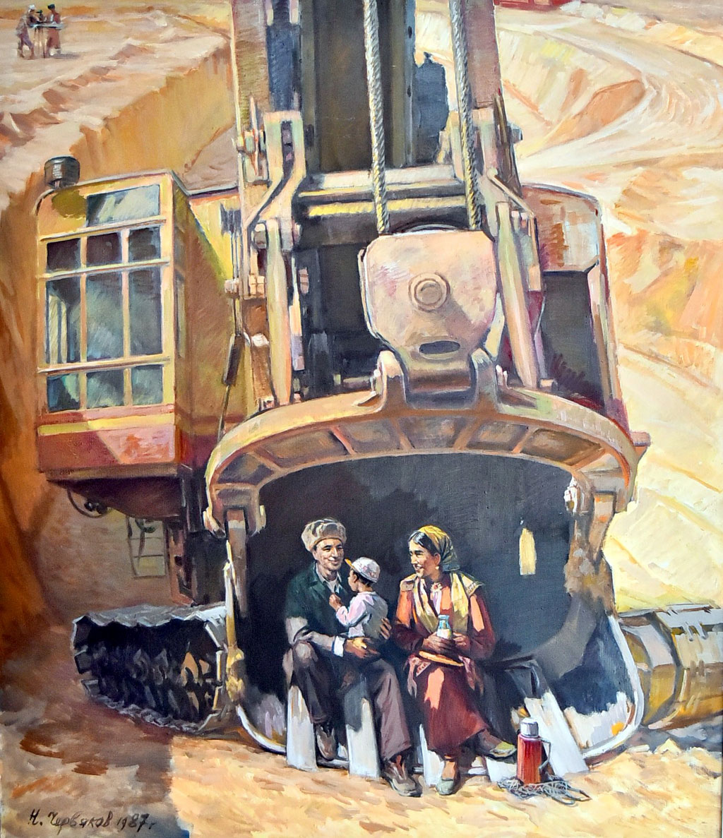 Белый город – Ашхабад: ритмы столицы в живописных сюжетах  