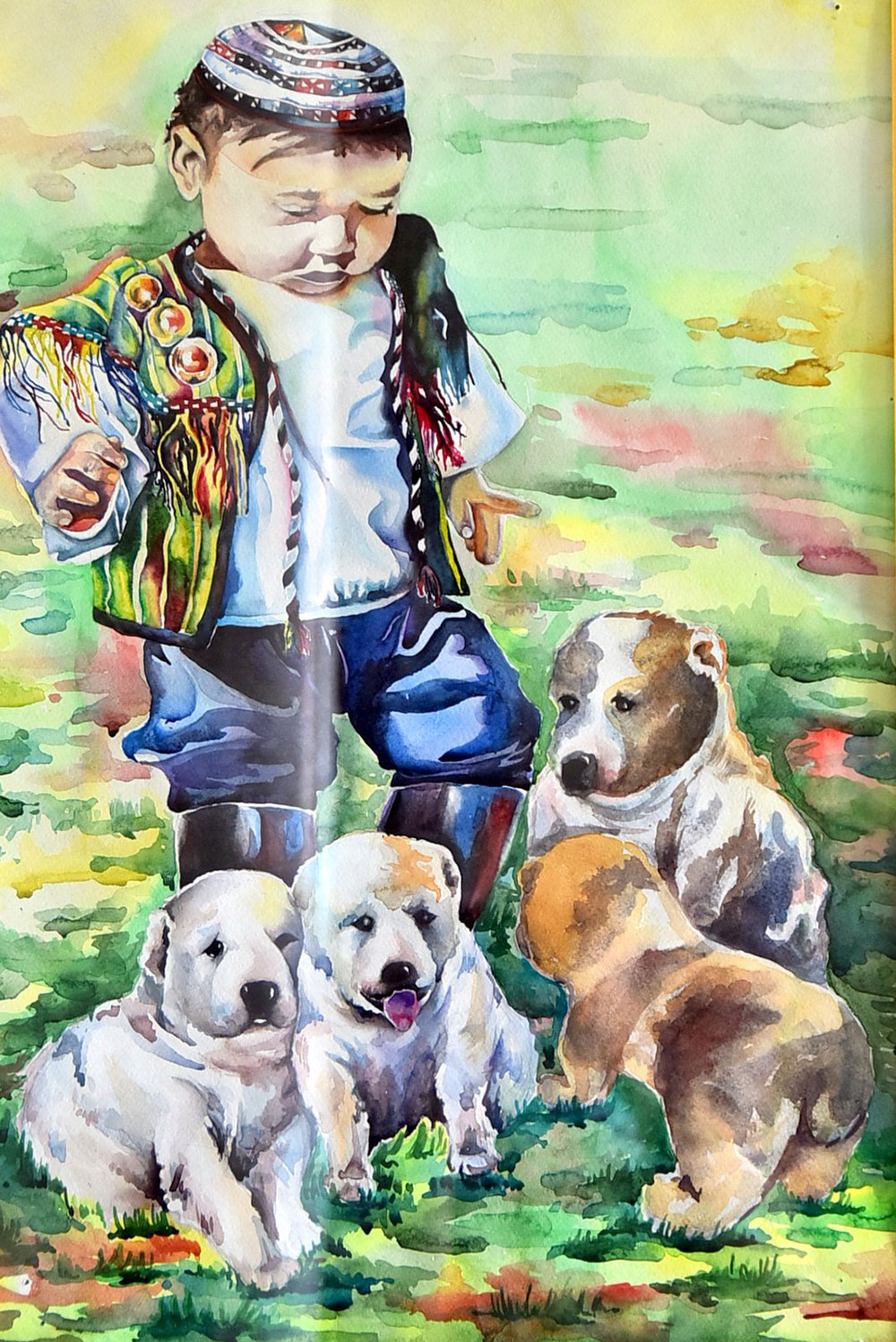 В художественной школе им. Бяшима Нурали состоялась выставка работ выпускников 