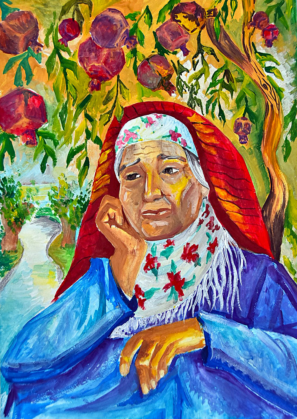 Bäşim Nuraly adyndaky çeperçilik mekdebiniň uçurymlarynyň işleriniň sergisi açyldy