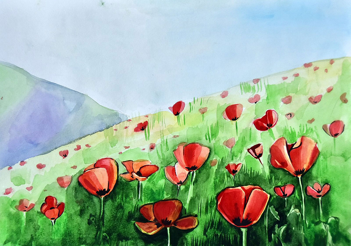 Bäşim Nuraly adyndaky çeperçilik mekdebiniň uçurymlarynyň işleriniň sergisi açyldy