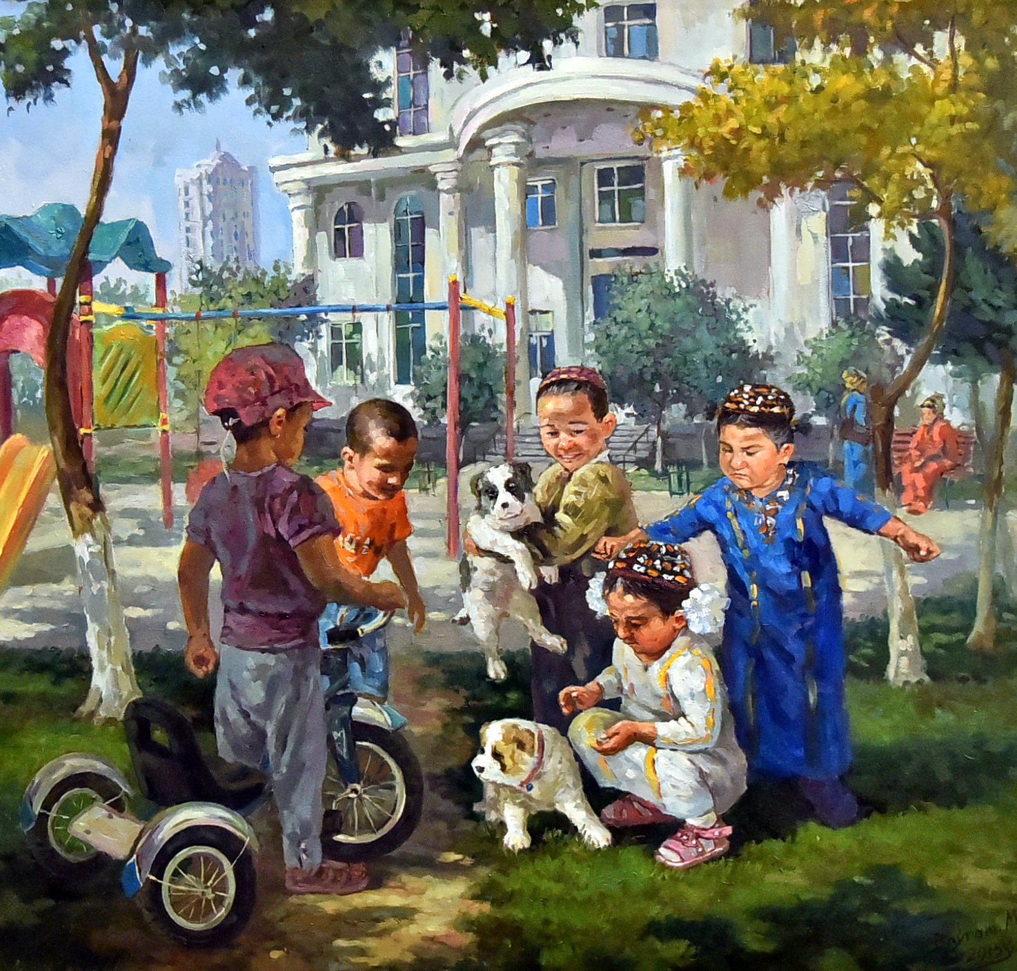 Türkmenistanyň Döwlet muzeýinde çagalara bagyşlanan sergi açyldy