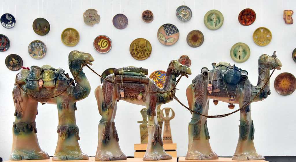 Türkmen keramikaçylarynyň  işleriniň sergisi