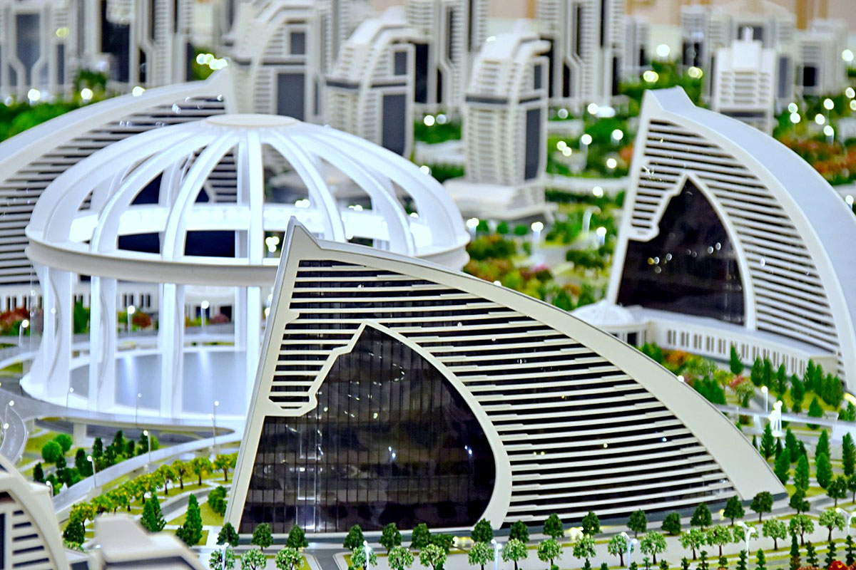 В столичном хякимлике состоялась презентация проекта Ашхабад-сити 