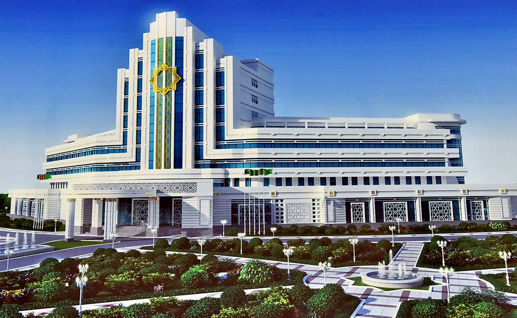 Ahal welaýatynyň täze edara ediş merkeziniň gurluşygynyň  ýaýbaňlandyrylmagy mynasybetli dabaralar