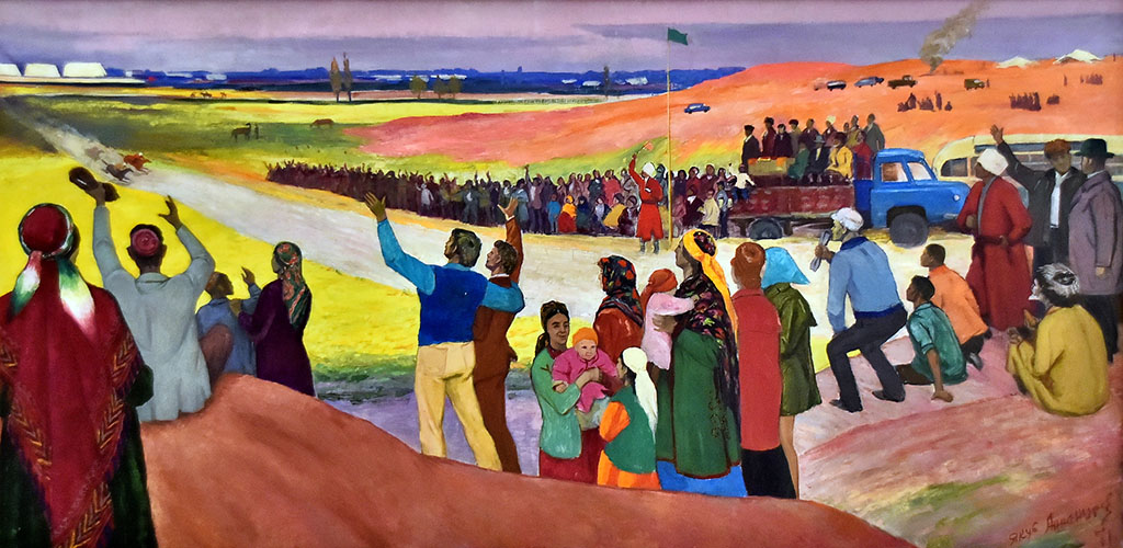 Şekillendiriş sungaty muzeýinde Garaşsyzlyk baýramyna bagyşlanan sergi açyldy