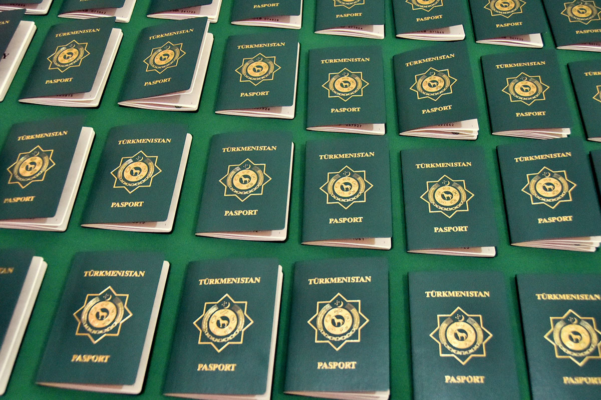 Türkmenistanyň raýatlygyna kabul edilenlere pasportlar gowşuryldy