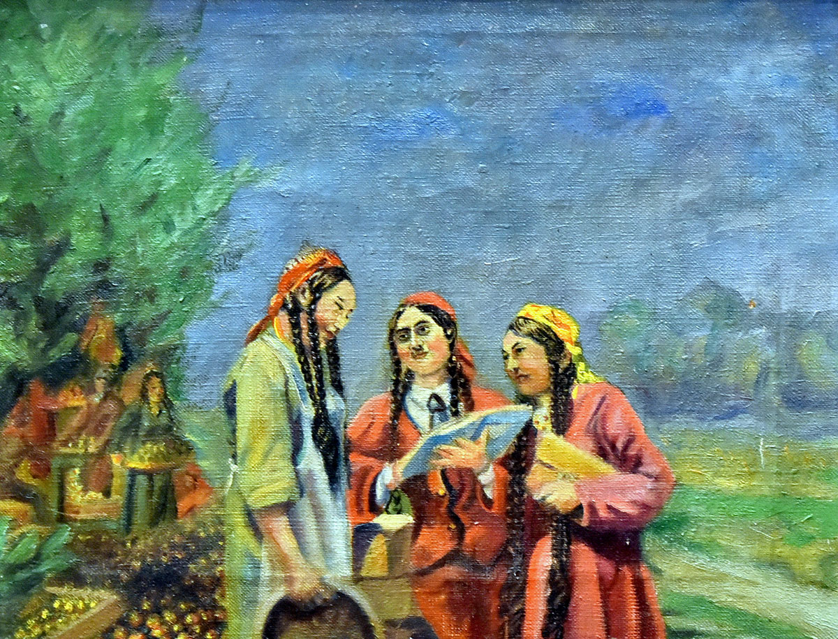 Nakgaş, sazanda, täzelikçi  Bäşim Nurala bagyşlanan sergi 