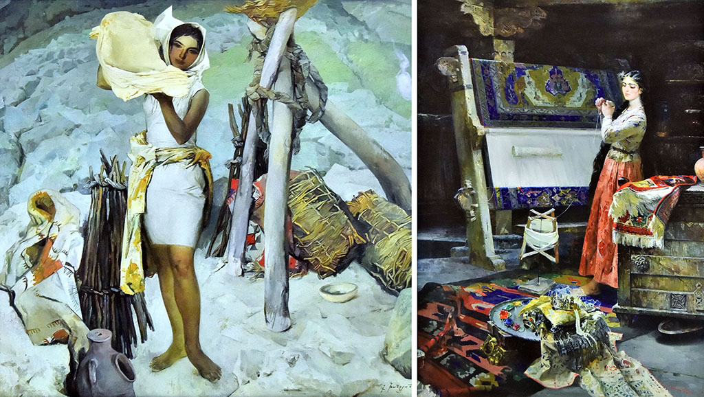 Ermeni halkynyň žiwopis we amaly-haşam sungatynyň eserleriniň sergisi guraldy