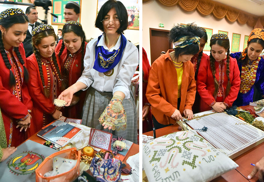 Ermeni halkynyň žiwopis we amaly-haşam sungatynyň eserleriniň sergisi guraldy