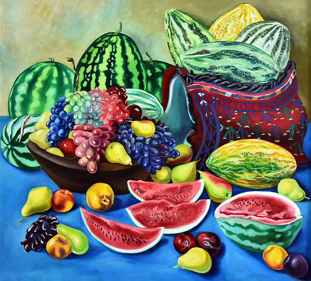 Выставка работ дашогузских художников: корни творчества 