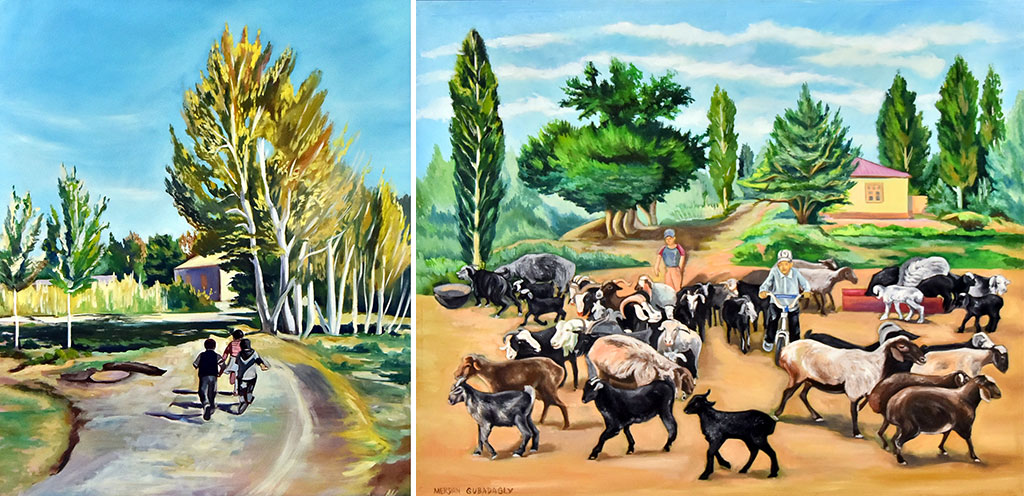 Выставка работ дашогузских художников: корни творчества 