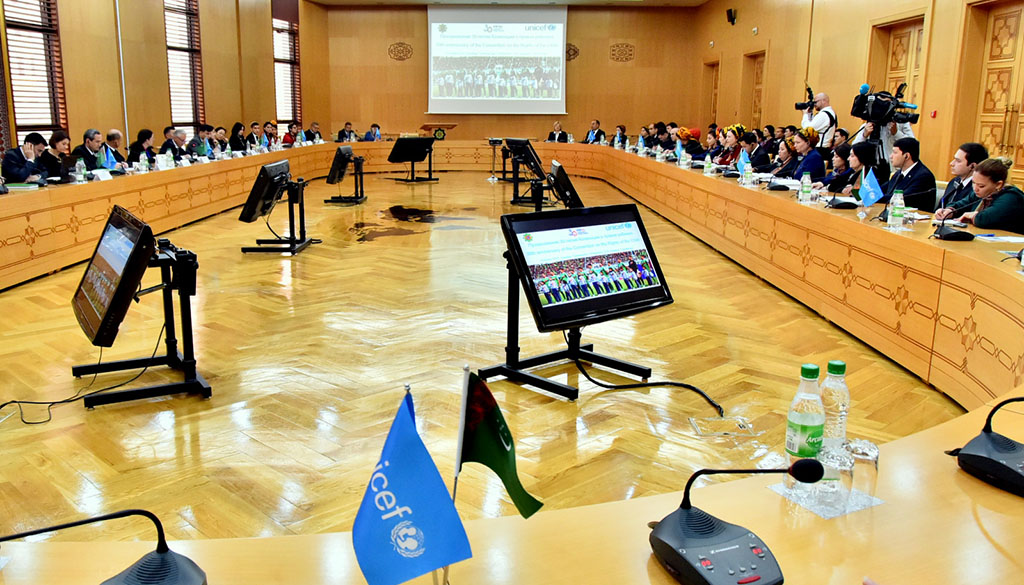 Türkmenistanda Çaganyň hukuklary boýunça Konwensiýanyň kabul edilmeginiň 30 ýyllygy bellenildi