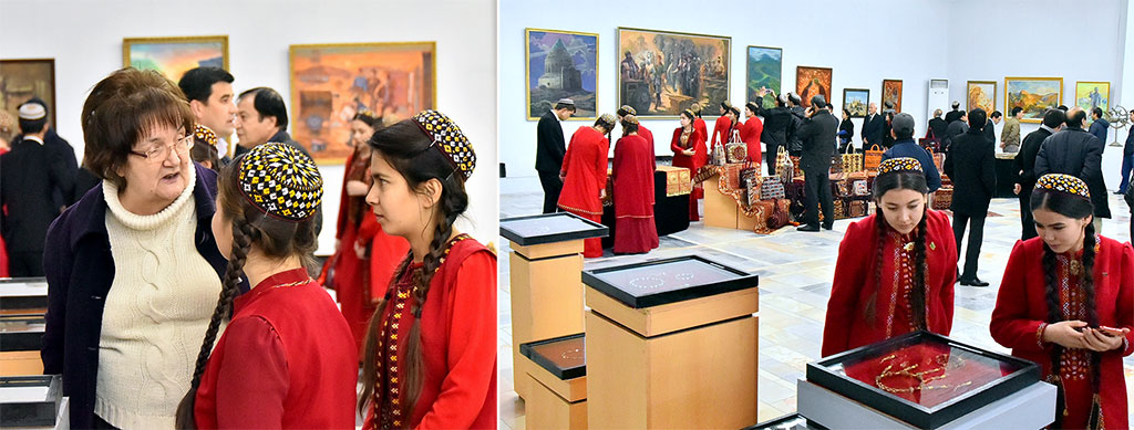 Посетители Выставочного центра знакомятся с лучшими живописными полотнами 2019 года 