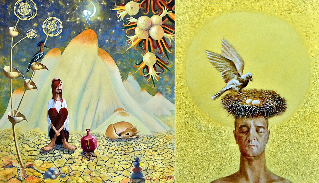 Посетители Выставочного центра знакомятся с лучшими живописными полотнами 2019 года 