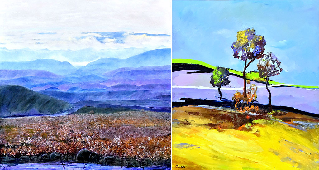 Посетители Выставочного центра знакомятся с лучшими живописными полотнами 2019 года 