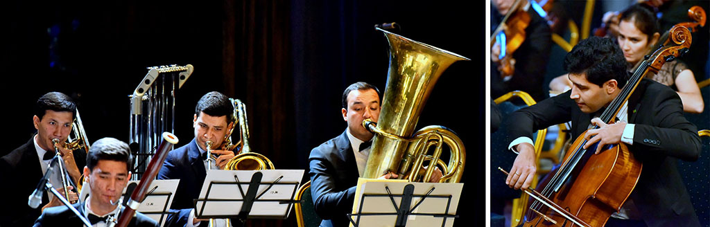 Resul Gylyjowyň ýolbaşçylygyndaky orkestr Täze ýyl konsertini berdi