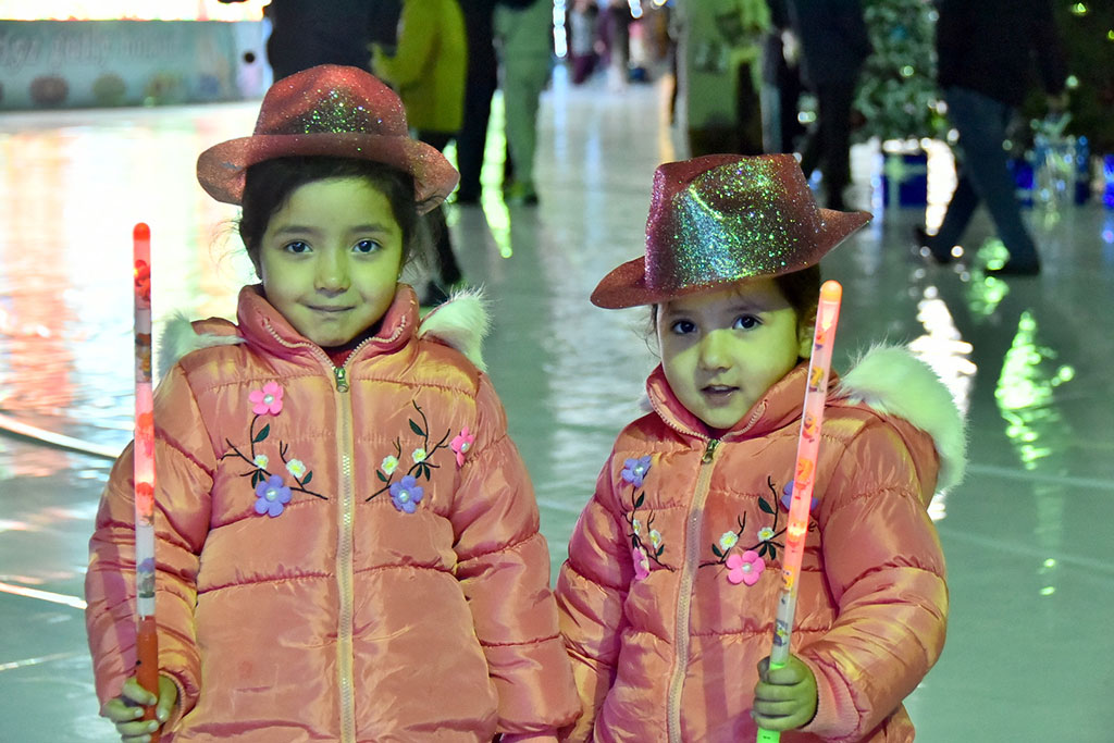 Square in front of Älem Cultural and Entertainment Centre is a main place of New Year celebrations
