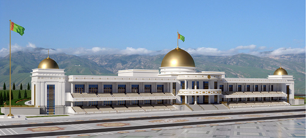 Вдоль проспекта Чандыбил формируется комплекс фешенебельных зданий 