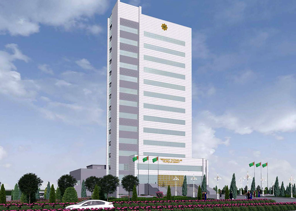 Вдоль проспекта Чандыбил формируется комплекс фешенебельных зданий 