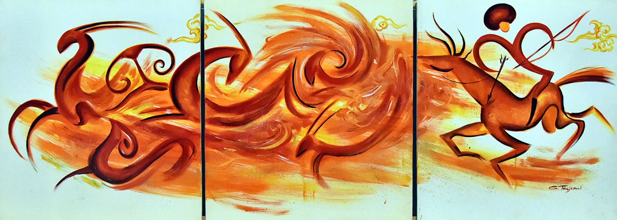 Nakgaşyň hem halypanyň hakyky zehini we awangard döredijiligi