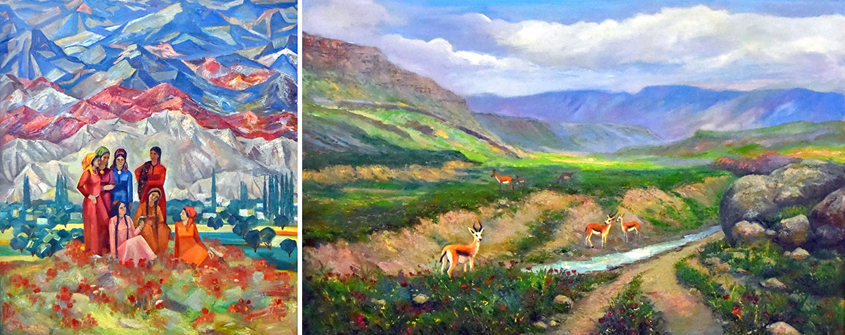 Экспозиция Музея ИЗО: посвящение 25-летию нейтралитета Туркменистана 