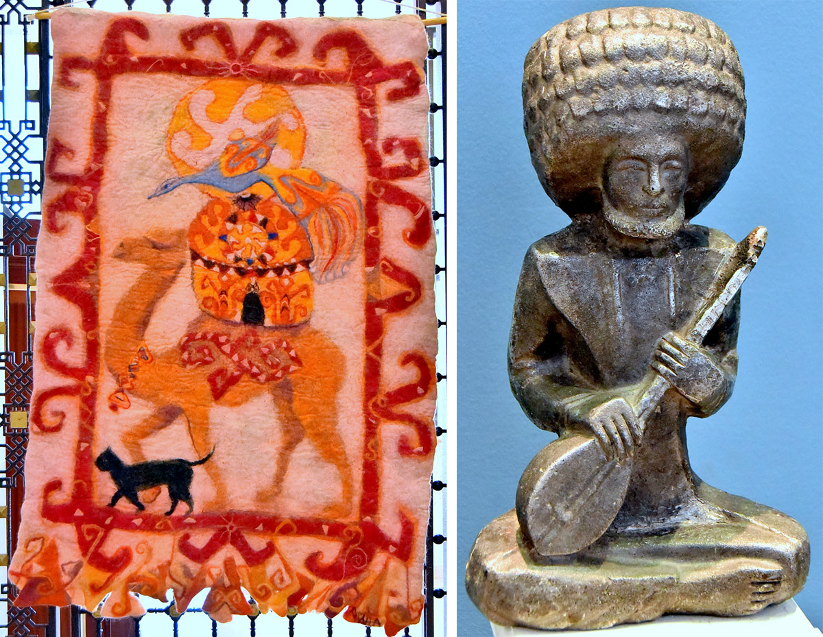 Экспозиция Музея ИЗО: посвящение 25-летию нейтралитета Туркменистана 