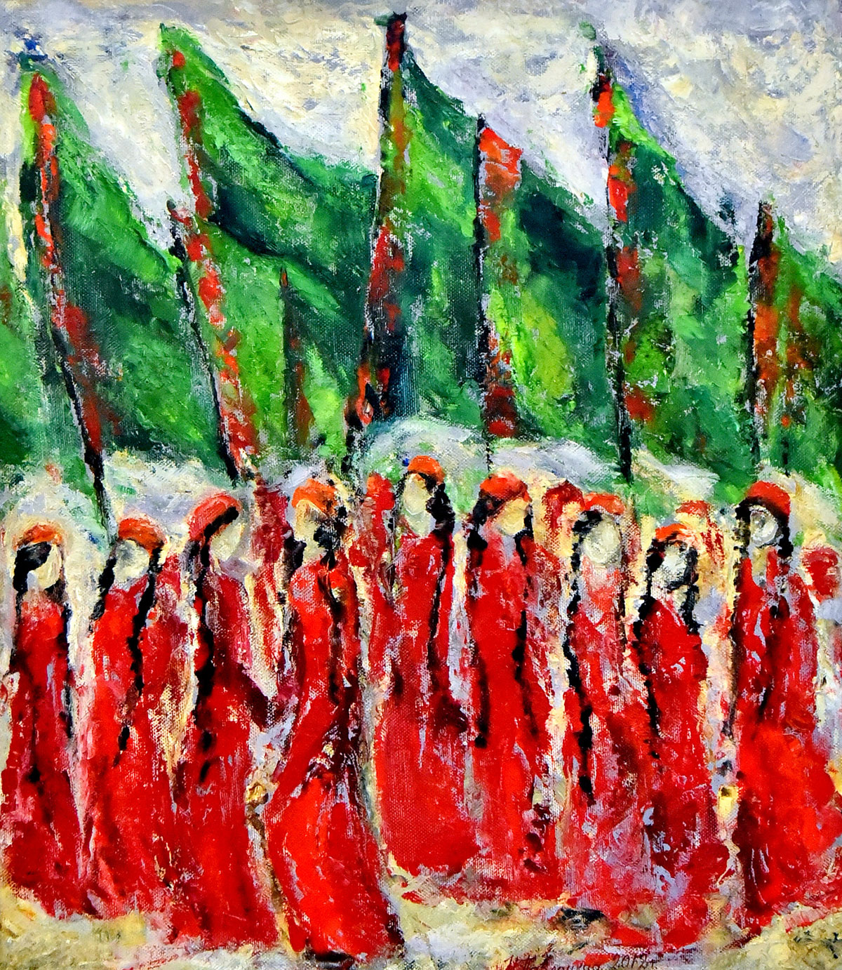 Şekillendiriş sungaty muzeýiniň sergisi  Türkmenistanyň Bitaraplygynyň 25 ýyllygyna bagyşlanýar