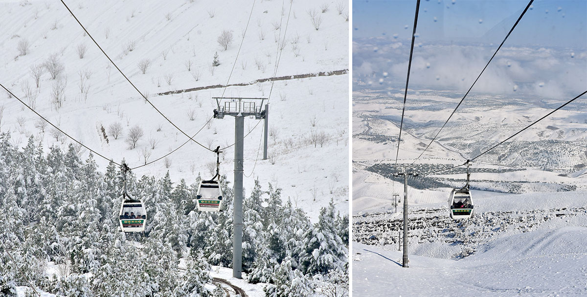 Asma ýolda gyş şalygyna gezelenç