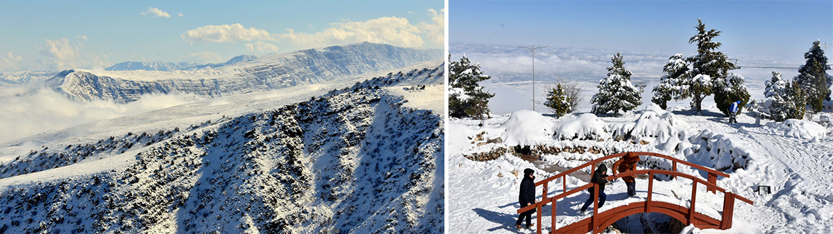 Asma ýolda gyş şalygyna gezelenç