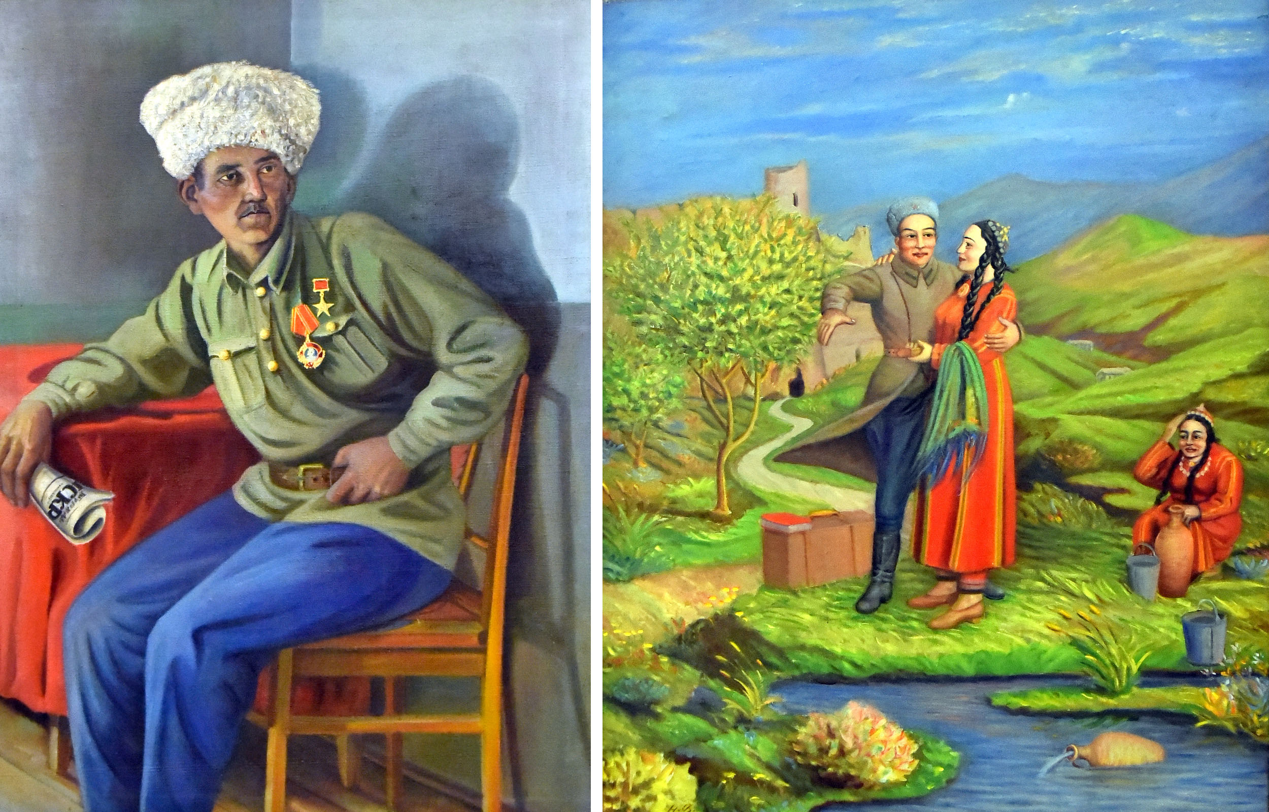 Посвящение Бяшиму Нурали: экспозиция в Музее ИЗО