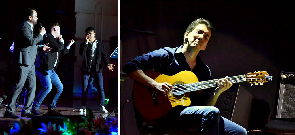 Wladimir Mkrtumow we onuň egindeşleri zenanlar üçin we  jenanlar hakda aýdymlary ýerine ýetirdiler 