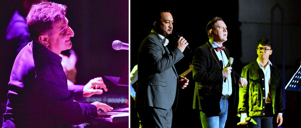 Wladimir Mkrtumow we onuň egindeşleri zenanlar üçin we  jenanlar hakda aýdymlary ýerine ýetirdiler 