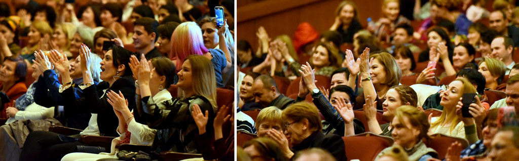 Wladimir Mkrtumow we onuň egindeşleri zenanlar üçin we  jenanlar hakda aýdymlary ýerine ýetirdiler 