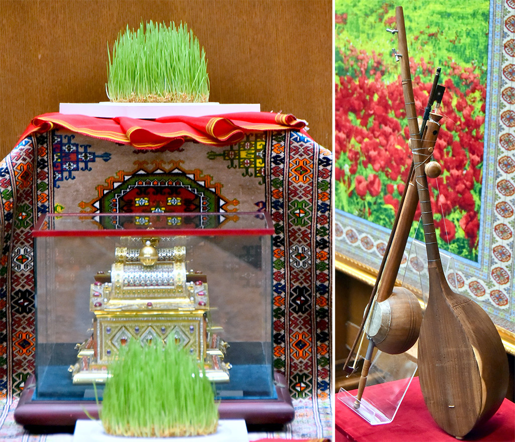 Döwlet muzeýinde açylan sergi Halkara  Nowruz  gününe bagyşlandy