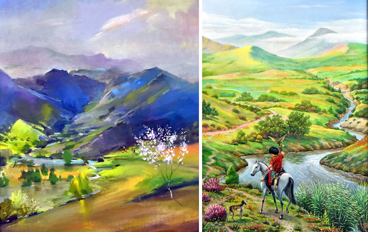 Baýramçylyk sergisindäki suratlarda - bahar şahyranalygynyň waspy